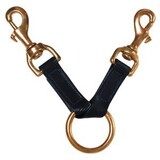 Horse Sense Argosy Double Clip With Brass Snaps Black