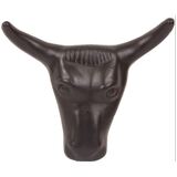 Equine Ezy Ride Steer Head Roping Dummy Black 56cm Horn Spread