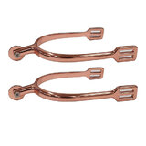 Prince of Wales Spurs Rose Gold With Small Disc Rowels Ladies