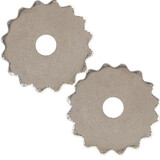 Pair Spur Rowels Nickel Plated 1"/2.5cm Point Western Cowboy 