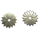 Pair Stamped Steel Spur Rowels 1.1/4" 16 Point Western Cowboy 