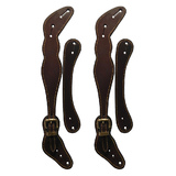 Ord River 4 Stud Spur Straps Western Campdraft With Brass Buckles 