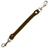 Monkey Grip Strap Rolled Brown Leather Security Beginners Children Young Horses
