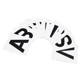 Dressage Letters Horse Riding Arena Markers 12 Strong Easy Read+Attach 20cmx20cm