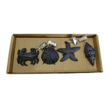 Mr Gecko Table Cloth Weights Sea Creatures Hand Made Cast Iron