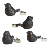 Mr Gecko Table Cloth Weights Birds Hand Made Cast Iron