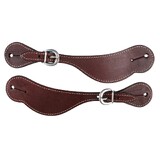 Texas-Tack Western Leather Spur Straps Brown