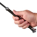 Horsemaster Plaited Handle Dressage Whip Black 110cm