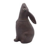 Mr Gecko Rabbit Statue Cast Iron Hand Made Antique Rust Door Stop Garden Statue