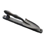 Mr Gecko Cast Iron Hand Made Garden Spade Door Knocker antique Rust